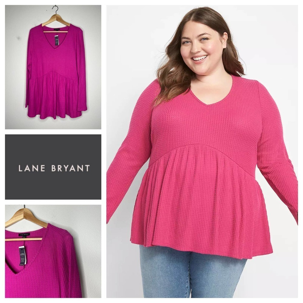 Lane‎ Bryant Babydoll Max Swing Hacci Top 14/16 NWT